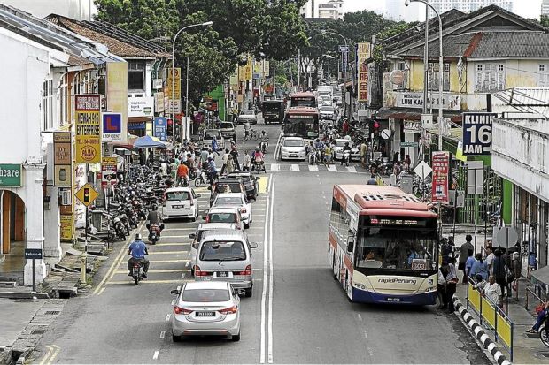 Penangites regard Jelutong as a main road to the Jelutong suburb. — Zhafaran Nasib / The Star